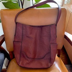 Frye leather purse